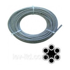 Канат (трос) сталевий оцинкований ISO 2408